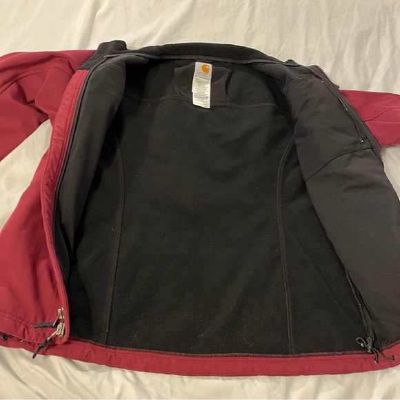 Carhartt Raspberry Soft Shell Denwood Jacket Large - Picture 5 of 9
